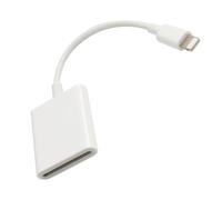 Lector de Tarjetas SD para Dispositivos Lightning Adaptador de Tarjetas de Memoria hasta 1TB, Transferencia Rápida de Fotos y Vídeos sin Necesidad de Aplicaciones