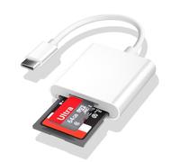 Lector de Tarjetas SD USB C Adaptator Micro SD Card Reader USB C 3.0 Adaptador Tarjetas SD Compatible con Phone 15/16 Pro MAX, Galaxy S24, MacBook Pro/Air etc.