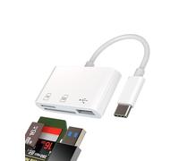 Lector de tarjetas SD USB-C hub multipuerto estación OTG para Apple iPhone 15 Pro Max Plus para iPad 10 Air Mini dongle memoria Micro TF adaptador Puerto Tipo-C Thunderbolt cable MacBook memoria USB