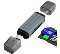 Lector de tarjetas SD USB C Lightning Adaptador OTG Micro SD para iPhone 17 16 15 14 Pro Max Compatible con Samsung para Apple iPad Llave de Memoria Externa Cámara TF Macbook Accesorio Flash
