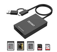 Lector de Tarjetas SD XQD, USB 3.0 Adaptador de Lector de Tarjetas de Memoria USB-C a Micro SD Compatible Sony G/M Series, Lexar 2933x/1400x USB Mark XQD Cards para Windows XP/Mac OS/Linux
