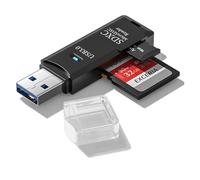 Lector de tarjetas SD y USB 3.0 para PC, adaptador micro SD a USB, Wansurs para portátil (1 paquete USB 3.0)