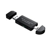 Lector de tarjetas TF Flash para tipo C Micro Lightning USB Jack 4 en 1 Accesorios Cámara Visor de memoria Adaptador Compatible con Apple iPhone 13 12 11 Pro Max 8 Ipad Samsung LG Photo Compact Photography