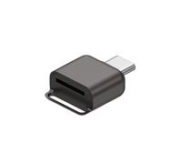 Lector de tarjetas TF miniatura USB C/TF y adaptador Plug and Play para almacenamiento externo último portátil lector de memoria USB C