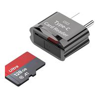 Lector de Tarjetas TF, USB-C a Micro SD/TF/SDXC/SDHC, Adaptador OTG Compatible con Galaxy, Huawei, Tablet, PC, Portátil y MacBook