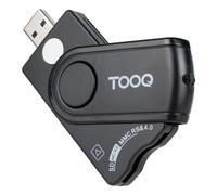 Lector de Tarjetas Tooq DNIE, SIM, SD/TF, USB-A, Negro