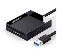 Lector de Tarjetas UGREEN CR125 4-in-1 USB 3.0 CF/TF/SD/MS Negro