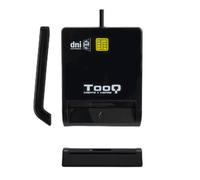 Lector de tarjetas USB 2.0, color negro, compatible con DNIE; ideal para acceder a servicios online y gestión de documentos electrónicos.