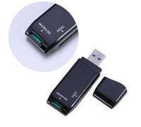 Lector de Tarjetas USB 3.0 OTG para Micro y PC | Metal y Plástico, Conector USB para Móvil y Portátil, Plug And Play, Negro
