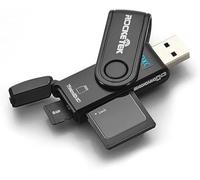 Lector de tarjetas USB 3.0 SD/TF, adaptador de lector de tarjetas de memoria para lector micro SD/TF Microsd para computadora PC