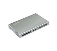 Lector de Tarjetas USB 3.2 (Gen1) 5 en 1 para SD/SDHC/SDXC, microSD, MS, CF y M2 de Aluminio