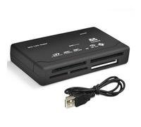 Lector de Tarjetas USB,Adaptador Compacto 6 en 1 para Múltiples Tarjetas,Adaptador Lector De Memorias | para Transferencia de Archivos en Portátil Ordenador Teléfono Cámara Fotografía Viajes Exteriore