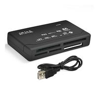 Lector de Tarjetas USB Múltiple - SD SDHC SDXC XD M2 Compact Flash CF Memory Stick Pro Duo | Adaptador Universal USB 2.0 para Cámara | Plug & Play | Windows Mac Linux