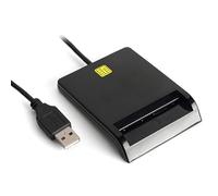Lector de tarjetas USB portátil, administración de tarjetas de visita, lector de tarjetas USB multifunción, fácil de transportar para oficina móvil y viajes, herramienta de oficina móvil