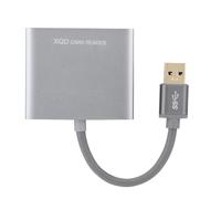Lector de tarjetas XQD para cámaras Sony, lector de tarjetas SD con doble ranura para memoria, interfaz USB 3.0, transferencia de datos de alta