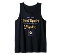 Lector de Tarot Astrología Mística Humor Brujo Tarot Espiritual Camiseta sin Mangas