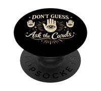 Lector de Tarot Astrología Mística Humor Brujo Tarot Espiritual PopSockets PopGrip Adhesivo