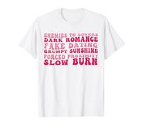 Lector del Club de Lectura Bookish Romance Tropes, Amante de los Libros picantes Camiseta gráfica económica, Hombre, Blanco, L