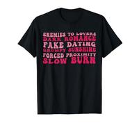 Lector del Club de Lectura Bookish Romance Tropes, Amante de los Libros picantes Camiseta gráfica económica, Hombre, Negro, M