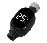Lector digital de temperatura de grifo con diseño de salida de agua hacia abajo compatible con instalaciones estándar de ducha de baño