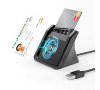 Lector DNI Electrónico USB-A con NFC,Lector de Tarjetas DNI per CAC/CRS/CNS