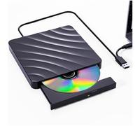 Lector DVD CD Externo para PC: Disquetera Externa USB 3.0 Grabadora DVD Externa para CD/DVD +/-RW, lector CD DVD Compatible con Windows 11/10/8/7/XP/Vista, Linux, Mac OS, PC Portatil, MacBook, iMac