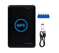 Lector/escritor de chip inteligente NFC de 5 bandas + llavero 5XUID 125K 13,56 M Copiadora