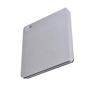 lector grabador cd usb tipo succión para casa y oficina plata