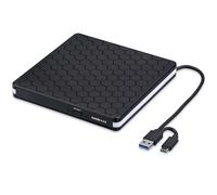Lector Grabador CD/DVD R/RW Externo USB 3.0 Tipo-C Portátil Slim Laptop