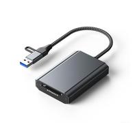 Lector Memorias USB-C 3.2 Gen 2 CFe A B para sdxc UHS-II 10Gbps Disipación Calor Protección Cortocircuito Estudio Cine(CFeB)