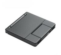 Lector Multifunción ABS 10x10cm Ligero | USB C para rápido, transferencia veloz, compatible PC móvil, negro, and play
