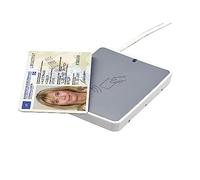 Lector NFC Identiv SCM uTrust 3700 F - Hardware para la programación de tarjetas NFC (smart cards) ISO 14443 A/B, compatible con Windows, Mac, Linux y Android