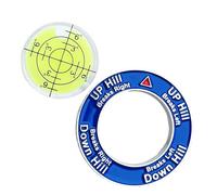 Lector redondo de color verde golf - 3 colores - círculo cerrado, diseño fácil de agarrar | Lector redondo verde - Herramienta de inclinación - Lector de golf - Lector de putting de golf, indicador de