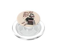 Lector Retro de Lectura Hot Girl Book Club para Amantes de los Libros PopSockets PopGrip para MagSafe