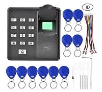 Lector RFID Biométrico para Control de Acceso, Reconocimiento de Huella Dactilar Impermeable, Tarjeta Inteligente, Capacidad para 500 Usuarios - Alta Precisión, Configuración en