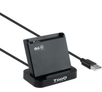 Lector tarjetas inteligentes dnie vision usb negro tooq tqr-220b
