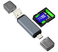Lector Tarjetas SD USB USB C Adaptador para iPhone 17 16 15 14 13 Pro MAX para Apple para iPad Compatible con Samsung Micro SD Lightning OTG Memoria TF Pasar Fotos de Digital Cámara a Movil Conector