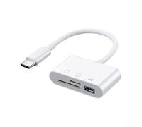 Lector Tarjetas USB C TF para cf para sd para compacto Lector | para ultra para compacto, para fácil transporte, ideal para bolsillo, compatible para ipad Pro, lectura rápida