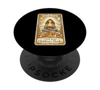 Lector Tarot Estilo Tarjeta Niños Libros Vintage Lectura Arte PopSockets PopGrip Adhesivo