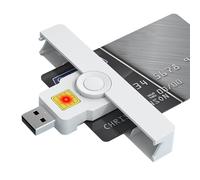 Lector USB C CAC - Lector de tarjetas CAC de acceso común tipo C | Lector de tarjetas de crédito portátil, tarjeta con chip CAC para banco IC, salud, identificación gubernamental, identificación