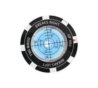 Lector verde de doble cara, herramienta portátil de entrenamiento de putt de 1.57 x 1.57 x 0.2 pulgadas, ayuda de putt de golf de alta precisión para lectura inclinada, práctica, estrategia de curso