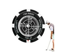 Lector Verde de Marcador de Pelotas de Golf: Herramienta de Nivel de de precisión de Doble Cara | alineación de Ayuda para Poner Accesorios | Marcador de Putt para Curso de formación de golfis