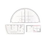 Lector y transportadores de coordenadas de grado profesional, construcción de aluminio duradero para militares, senderismo, topografía, lectura de mapas de precisión, navegación terrestre, escala