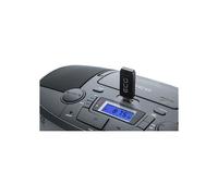 ECG CDR 1000 U Titan - Radio CD con USB, CD, CD-R/RW, MP3, Entrada AUX, 30 códigos de marcación de sintonización, Pantalla LCD retroiluminada, Control Remoto Gris Plateado