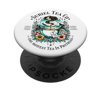 Lectores de Suriel Tea Spicy Fantasy Romantasy Bookish PopSockets PopGrip Adhesivo