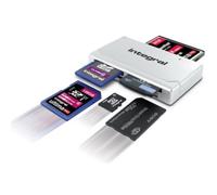 Lectores de tarjetas de memoria - Lector de tarjetas - Compatible con PC y Mac - USB Hi-Speed - Indicador LED - Compacto