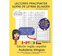 Lectores principiantes sopas de letras bilingües: Edición inglés-español