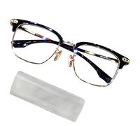 Lectores progresivos para hombres, gafas de lectura progresiva hombres, gafas claras de color azul anti -ojo para lectores bifocales multifocales para el rango medio y cercano