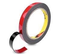 Lectorias Cinta pequeña de Doble Cara Extrafuerte, Negro Adhesivo Dobles Cara, Double Sided Tape Fina, Cinta Adhesiva Ambos Lados Fuerte, Tapes Extra Fuerte, Para el de Automóviles y Oficina y Hogar