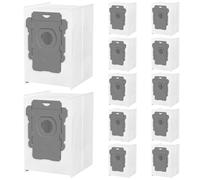 Lectorias Pack de 12 Bolsa de Aspiradora, Bolsas Aspiradoras, Kit de Bolsas de Filtros, Bolsa de Filtro Recambio Genérico, Compatible con iRobot Roomba Aspirador i7/i3/i4/j7/s9/i8+i6, Blanco